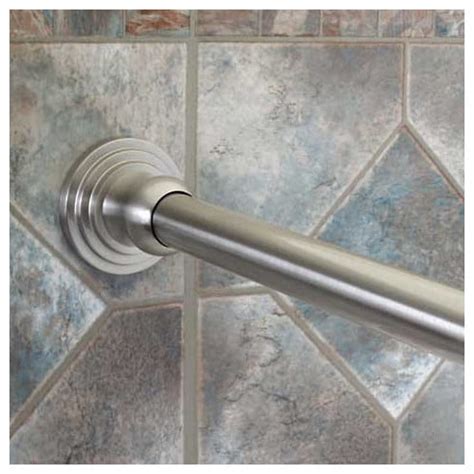 fixed shower rod